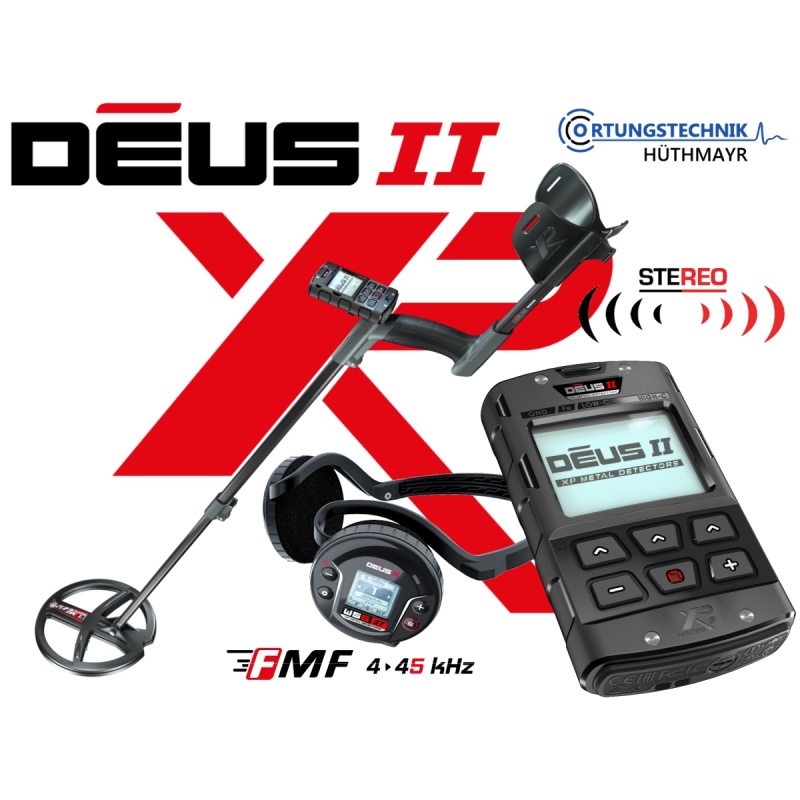 XP DEUS II  FMF RC WS6 STEREO Komplettset