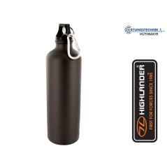 Alu Trinkflasche 1l mit Karabiner